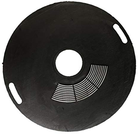 Feuerplatte mit Grillrost 100cm INKL. Grilleinsatz – 6mm Stärke – Grillplatte für Feuertonne & Feuerschale – Plancha Grillring für BBQ & Teppanyaki – Massive Stahlplatte für perfektes Grillen - #255