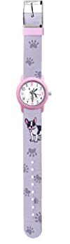 Kinderuhr Hund grau - bb-Klostermann 21529 - Armbanduhr Motivuhr Quarz-Uhrwerk