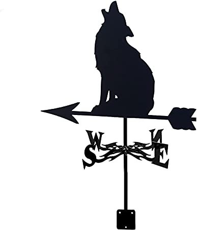 Wetterfahne mit Segelboot-Ornament, Garten-Wetterfahne, Windrichtungsanzeiger mit Rostschutz-Beschichtung für Dach, Bauernhof, Dekoration, Hof, dekorativ