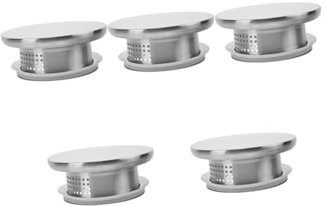 iplusmile 5pcs Pitcher Lid Kitchen Pitcher Cover Kettle Lid Replacement Stainless Steel Leakproof Water Jug