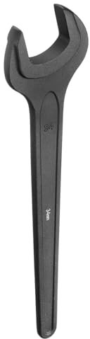 sourcing map Single Open Ended Spanner Wrench, 34mm, Thicken CR-V Steel Open End Wrench Tool for for Automotive Repair and Furniture Assembly, Black