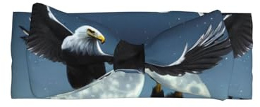 WZYCWB Diadema con lazo para bebé con diseño de águila bajo las estrellas, accesorio para el pelo, adecuada para bebés de 0 a 6 meses, regalo muy significativo