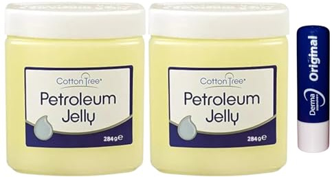 Petroleum Jelly Face Skin Lip Care Balm Nappy Rash Chapped Lips, Twin Pack 284G With Free Orignial Lip Balm