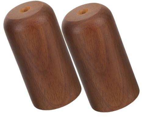 AUTSUPPL 2stücke Lampenfüße Aus Holz Dekorativer Lampenhalter Für Tisch Und Stehlampen Lampenbasis Aus Massivem Holz Für Elegante Beleuchtungselemente