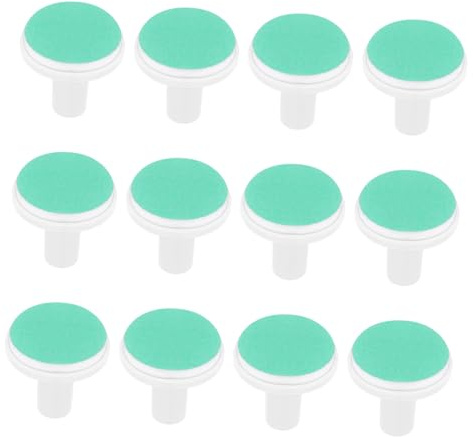FIXOSHEE Coussinets Pour Limes à Ongles Bébé, Lot De 12 Embouts Compatibles, Sécurité Renforcée, Adaptés Aux Garçon Et Filles Dès 12 Mois, Soin Des Ongles à Domicile Voyage