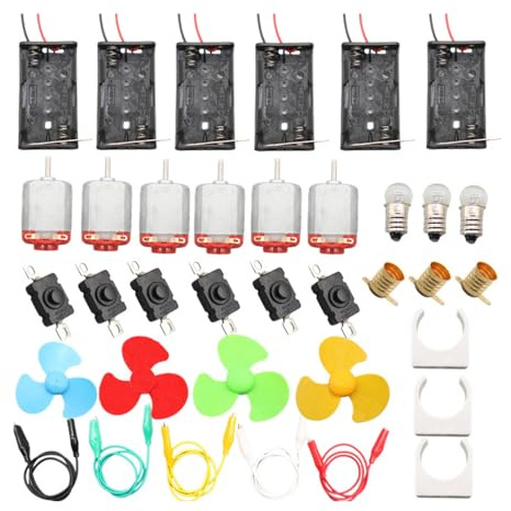 Kit d'expérimentation scientifique - Moteur électrique de loisirs - 25 000 tr/min - Pour projets d'enfants, moteurs d'expérimentation, jouets de potence - Moteur électrique de loisirs