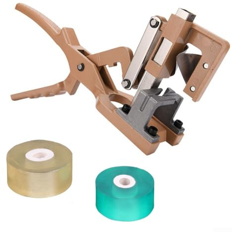 LatoYard Set di forbici da innesto con nastri, strumento per potatura da giardino resistente, 8-20 mm, manico ergonomico per rami spessi, kit per innesto di piante
