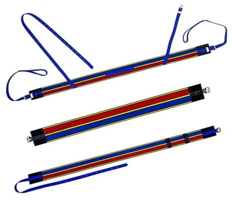 Xgdsnly 3 Pieces Sattelgurt-Set Druckverteilend Brustgurt Gurtzeug für Pferderennen, Blau, Blau