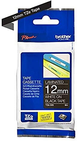 Brother TZE335 Thermodirektdrucktechnologie Weiß/Schwarz