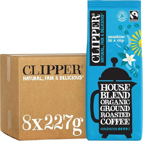 Clipper Roast & Ground Coffee House Blend 227g-8 Pack