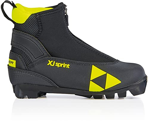 Fischer XJ Sprint Kinder Langlaufschuhe Klassisch schwarz NEU schwarz