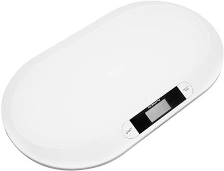 Babywaage Kleine Electronic Baby Scale Pediatric Weight Tracker Digital Infant Pet Vet Scale weiße Waage 20kg Home Präzise Haustierwaage Smart Baby Hunde Katzen Waagen Schalen