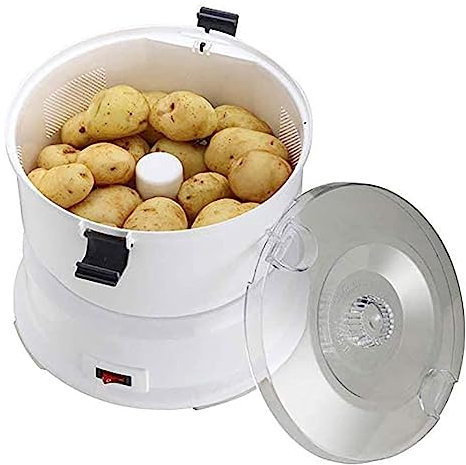 JINTAOMA Rotary Potato Peeler,Electric Potato Peeling Machine,Automatic Fruit And Vegetable Cleaner,Automatic Potato Peeler, Easy To Use And Clean, For Home Kitchen Restaurant