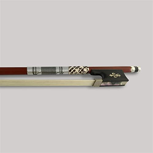 Geigenbogen Geigenbogen Farbschale Violino Bogengeschnitzte Blume 1/4 1/2 3/4 4/4 Bögen Violon Accessoire