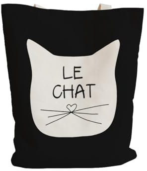 Jutebeutel Tier Katze Tote Bag Baumwolle und Hanf Stoffbeutel Große Kapazität Stofftasche Faltbar Jutetasche Langlebig Baumwolltasche Bedruckt Stoffbeutel zum Bemalen Waschbar 30x40cm/3 Pcs