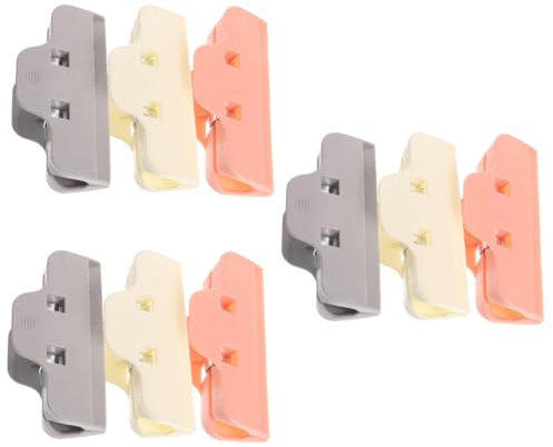 NUOBESTY 9stücke Diamant Malerei Clips Farbige Klammern Für Projekte Praktische Halterungen Für Sauberes Arbeiten Und Effiziente Gestaltung Von Kunstwerken
