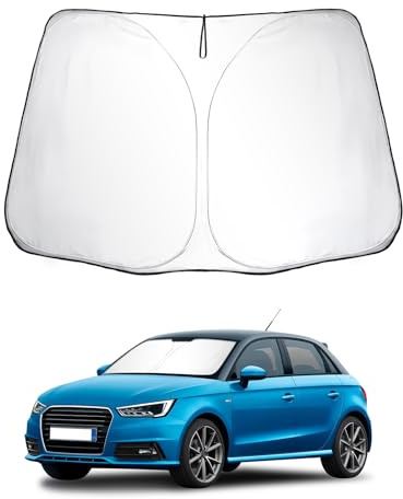 SKTU Parasole Auto compatibile con Audi A1 8X GB 2019-2025 2026 Parasole Auto Parabrezza interno pieghevole con Protezione UV