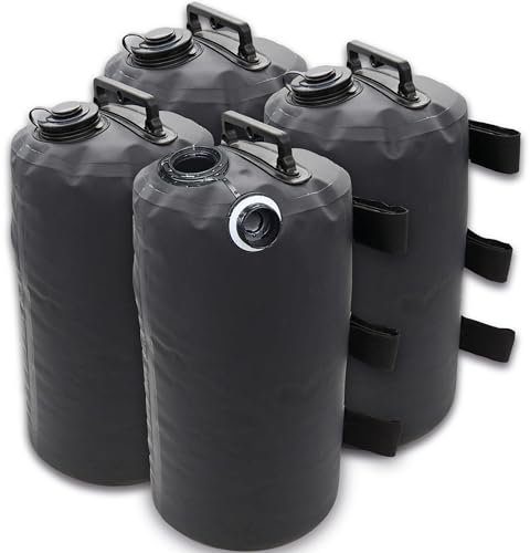 BailenaTents® Wassergewicht 20Liter Gewicht für Pavillon Zelte Beschwerung für Faltpavillon Standsicherung mit Wasser/Sand befüllbar, Universal Pavillonstandfüße für Gartenzelt