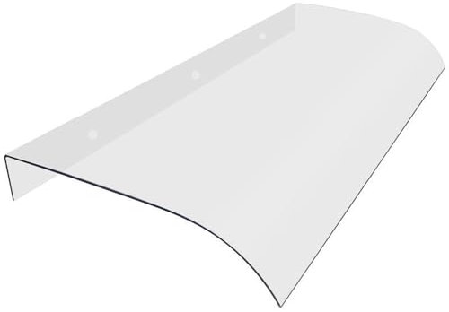 Auvent de fenêtre extérieure pour protection de compteur électrique - Abri de pluie invisible pour divers scénarios - Élévation givrée - 50 x