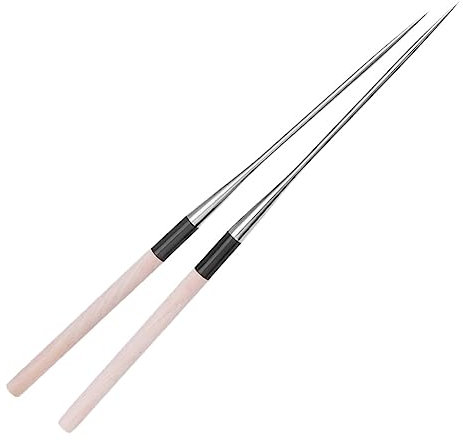Cabilock Essstäbchen Aus Edelstahl Mit Spitzem Kopf 210mm Japanische Sushi Essstäbchen Für Sashimi Leicht Transportierbar Und Geruchsneutral