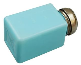 Ipetboom Antistatische Nagelpumpflasche 200 Ml Mit Edelstahlverschluss Blau Flüssigkeitsspender Für Nagellackentferner Und Make up Mit Abdeckung Für Nailart Und Kosmetik