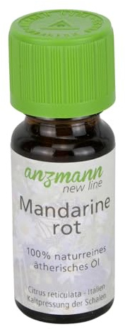 LivuX Aceite esencial de mandarina roja – 10 ml – Fragancia afrutada para ambientadores y aromaterapia