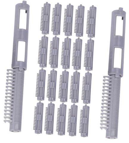 WRITWAA 50stücke Dauerwellenstäbe Aus Kunststoff Set Für Lockenwickler Kaltwellenwickler Ohne Hitze Vielseitig Für Langes Und Kurzes Haar Mit Clips Für Friseure Und Heimgebrauch