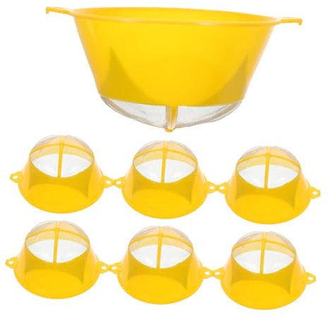 DIYEAH 10pcs Plastic Paint Strainer Mesh Filter Medium Reusable for Hand Paint and Art Craft
