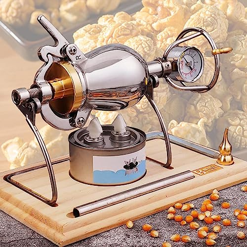KRXSOBNV, Máquina de palomitas de maíz de aire caliente, tostado profesional, máquina for hacer palomitas de maíz, palomitas de maíz de acero inoxidable for fiesta en casa,Máquina de palomitas