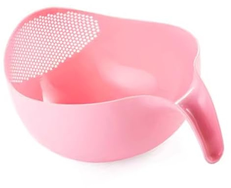 Riuulity Scodella per Riso, Quinoa, Resistente Al Calore, Dal Design Unico, per Riso, per Fagioli, Mele (Rosa grande)