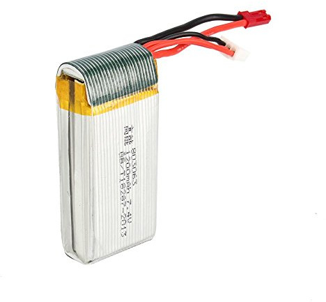 Savemy 7,4V 1200mAh Lipo Akku Batterie für MJX X101 Wltoys V353 V353B V666 V262 A949 A969 A979 K929 V912 V915 yizhan x6 Ersatzakku Ersatzteile