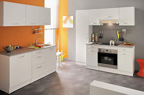 Meuble De Cuisine Bas Pour Four - L 60 X P 60 X H 86 Cm - Gamme Eko - Blanc