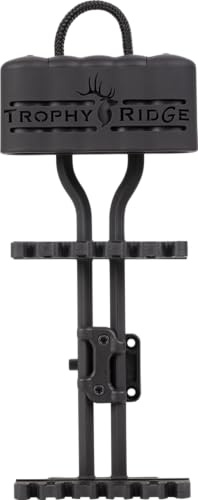 Trophy Ridge Convoy Archery Arrow Quiver - Silent Soft-Touch Hood, Innovative Detach Mounting, Hanging Loop, Ballistix Copolymer System for Superior Strength and Lightweight Design