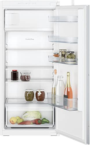 Neff KI2421SE0, N 30, Einbaukühlschrank, 122,5x56 cm (HxB), Kühlen 172 l, Gefrieren 15l, 35dB, LED Beleuchtung, Sicherheitsglas, Schleppscharnier, Fresh Safe, Made in Germany