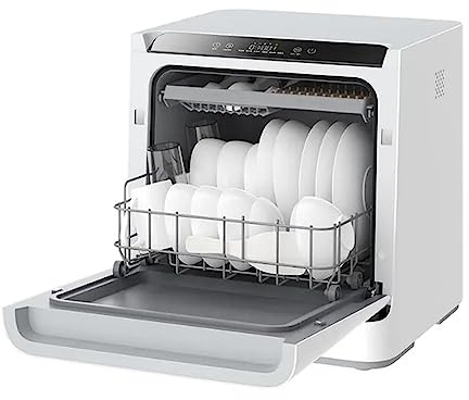 Lavavajillas automático Lavavajillas Automático For Tableta De 1200W, Totalmente Automático, For El Hogar, 4 Juegos, Mini Lavavajillas, Lavavajillas Portátil Diseño compacto y que ahorra espacio