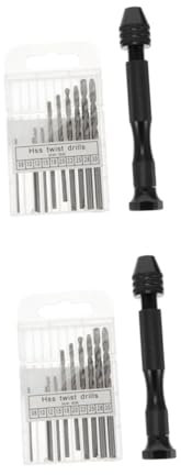 OSALADI 22stücke Teiliges Handbohrer-set Mit Pin Vise Präzisionsbohrer Für Modellbau Ergonomischer Griff Tragbar Für -projekte Und Elektronik