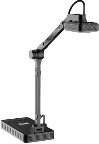 Bärbar skanner, Bokskanner, Deocument Scannr, Smart Book Scanner Dokumentskanner, Digital Klassrum Dokumentkamera Visualizer W/HD USB-port