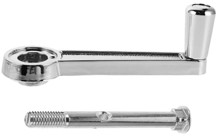 Yardenfun Accessoires pour Parasol À Manivelle Poignée De Rechange pour Parasol D'Extérieur Pièces Détachées De Terrasse Argent