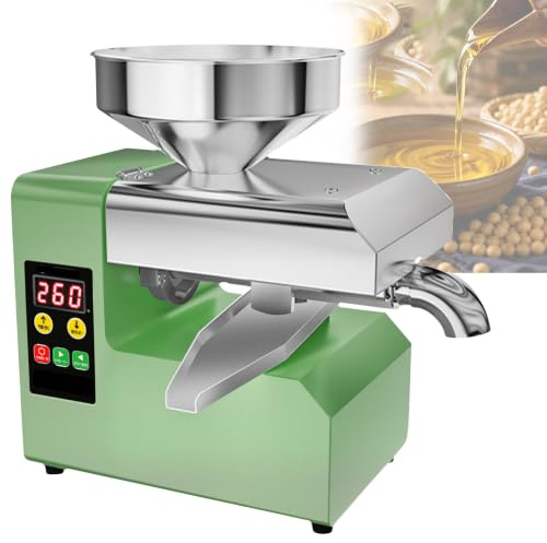 820w/1100w Automatisk Oljepress, Kommersiell NöTter, FröN, Oljekvarn, Helt I Rostfritt StåL Extraktor Med HöG Oljehalt, FöR SpannmåL, Kryddor, KaffeböNor, Majs, Kinesiska öRter R6S