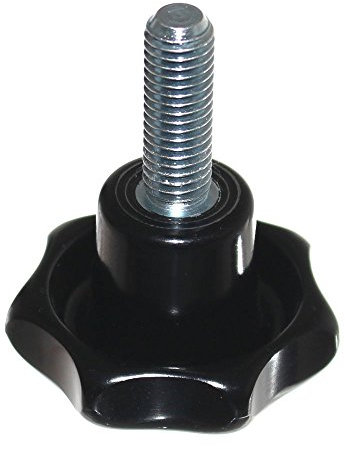 2er Set Sterngriffschraube M10 Sterngriff Ø50mm Flügelschraube Feststeller 30mm Gewindelänge Stellschraube Kreuzgriff Spanner Neu Old-Harvest