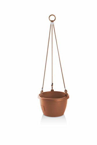 Erhard-Trading Hängeblumentopf Marina Blumenampel mit Selbstbewässerung 30cm Terrakotta