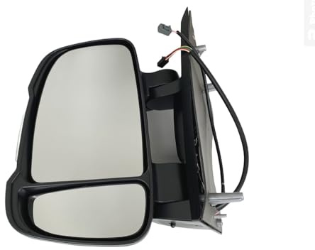Pro!Carpentis Außenspiegel links kompatibel mit Ducato, Boxer und Jumper 2006-2019 elektrisch, Blinker, Temeratursensor, 2x Stecker, nicht elektrisch einklappbar!