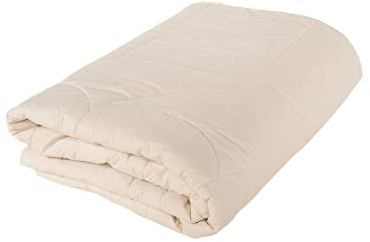 Ritter Decken Alpaka Duosteppbett 155 x 220 cm - Weiß | Natürlich warme Bettdecke mit Alpaka-Flaum & Körperform-Steppung, temperaturausgleichend, ganzjährig, Made in Germany