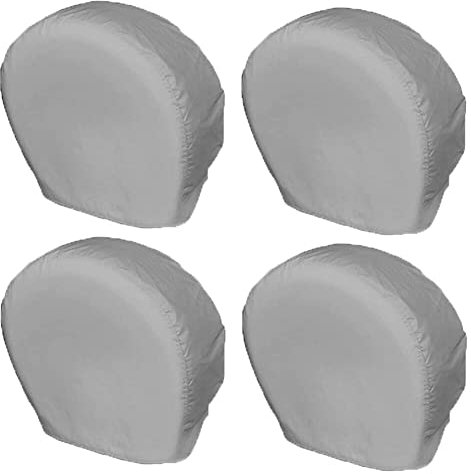 ihreesy 4 sacchetti universali per pneumatici, anti UV, impermeabili, copertura per pneumatici, universali, per auto, per camper, SUV, diametro 48 cm - 58 cm