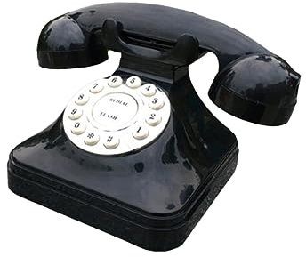 Operitacx Telefoni Domestici Senza Filo Telefoni Di Casa o Vintage o Cordless o Retrò o D'epoca o Antico o Fisso Classico Ruotare Diffusore Di Aromi
