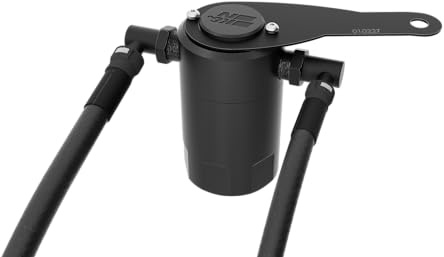 K&N Air Oil Separator compatible with Chevrolet 2020-2023 Camaro, 2016-2019 Camaro SS, 2017-2019 Camaro ZL1| Catch Can, Engine Performance Boost, 81-0807
