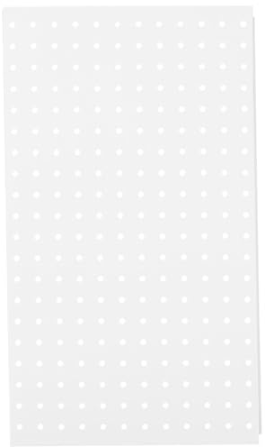 Panneau Perforé Métallique en Fer Blanc pour Mur, Organisateur de Garage | Haute Dureté, Résistance à L’usure, pour Établi et Atelier, Adapté aux Outils et Clés