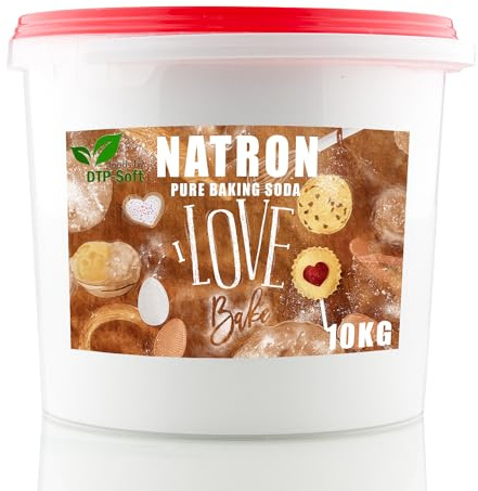 Natriumhydrogencarbonat Baking Soda Natriumsalz| Natron E500 in Eimer TOP (10kg)