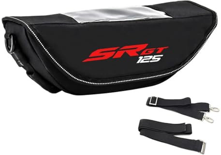 JRink Motorrad-Aufbewahrungstasche Für Aprilia SR GT 125 Motorrad-Lenkertaschen-Zubehör, Tragbare wasserdichte Handytaschen (Farbe : C)