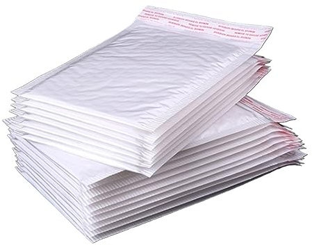 Luftpolsterumschläge, Verpackungsbeutel, Luftpolsterfolie-Versandtaschen, 50 Stück, weiße Schaumstoff-Umschläge, Luftpolster-Versandtaschen, Großhandel mit verschiedenen Spezifikationen, Versandverpac